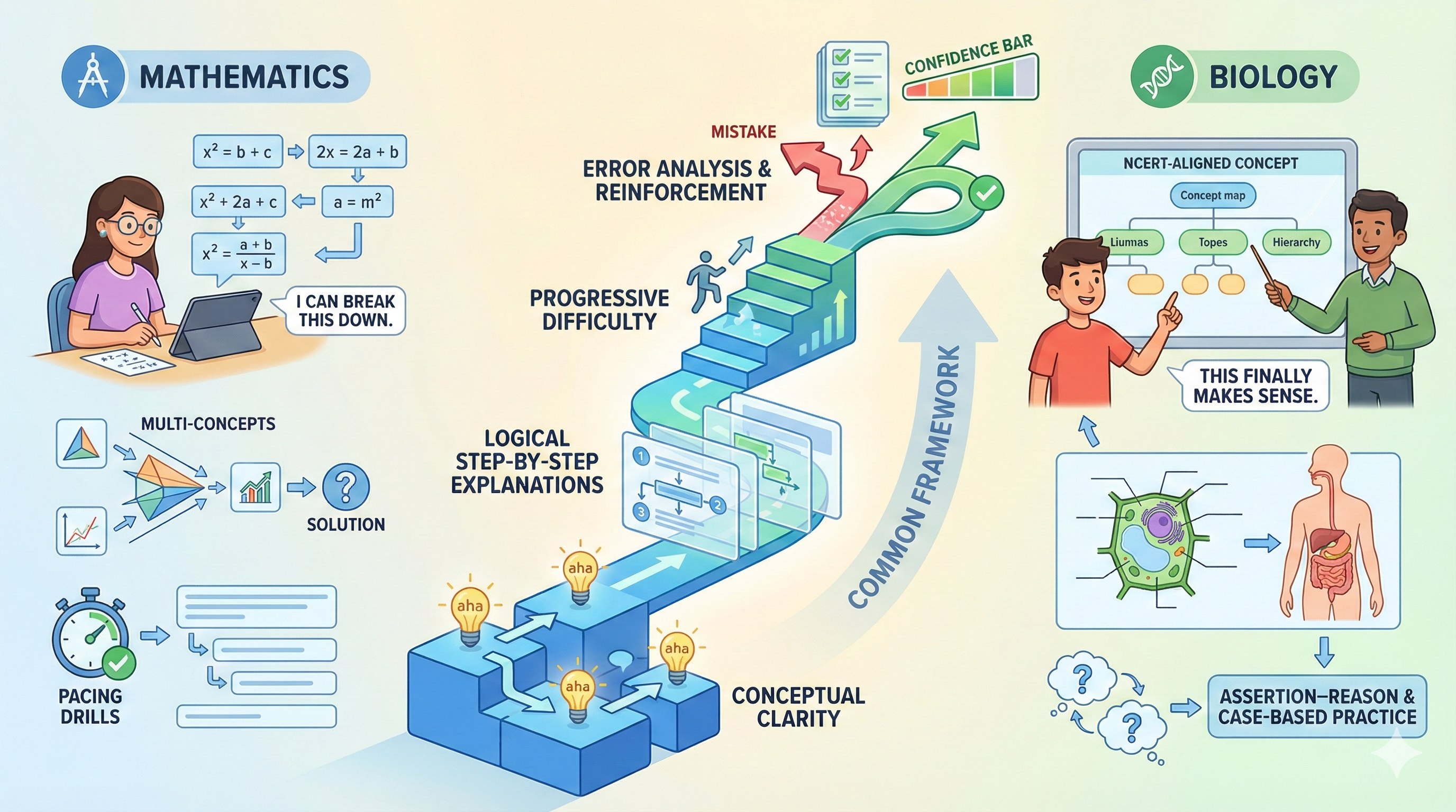 Students collaborating during a Re-Wise session